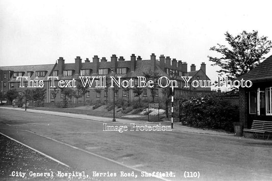 YO 13963 - City General Hospital, Herries Road, Sheffield, Yorkshire