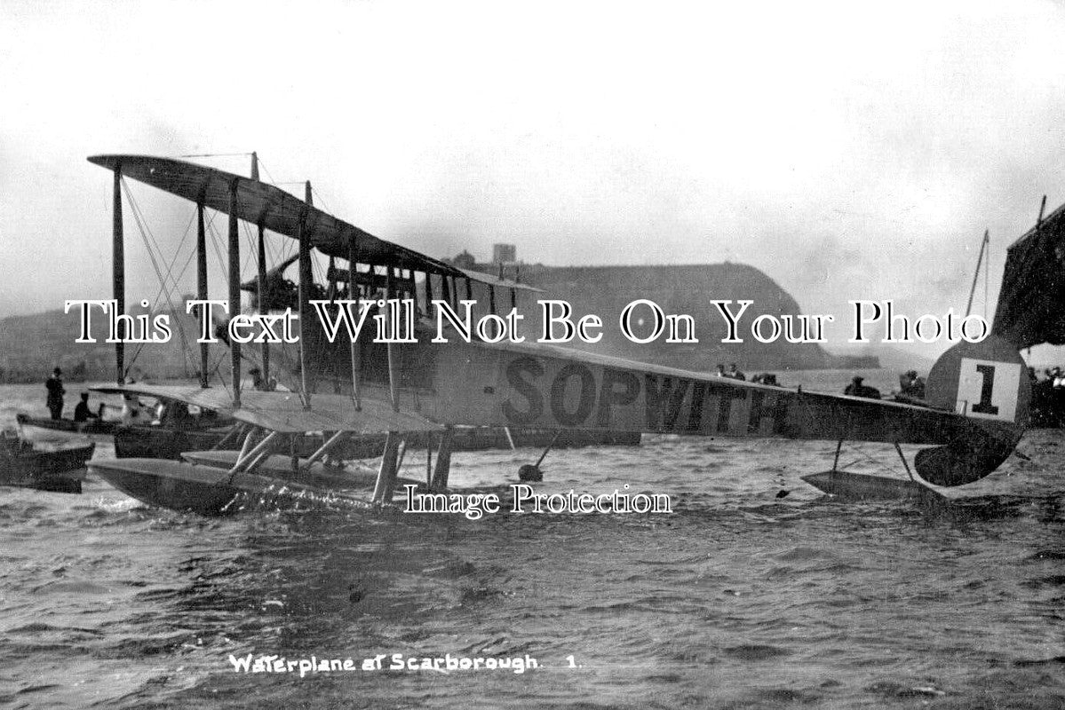 YO 14035 - Sopwith Waterplane At Scarborough, Yorkshire