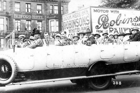 YO 14067 - Robinsons Charabanc, Bedford Hotel, Scarborough