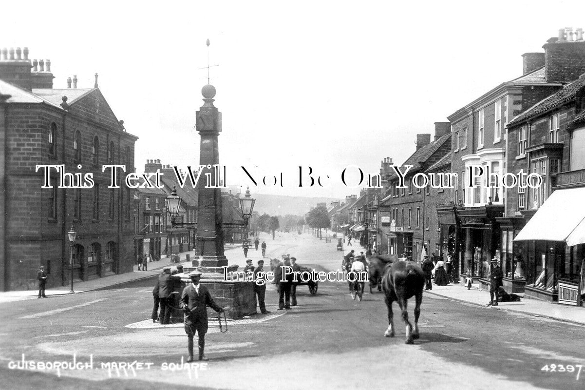 YO 14117 - Market Square, Guisborough, Yorkshire