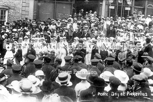 YO 14145 - Peace Day At Pickering, Yorkshire WW1