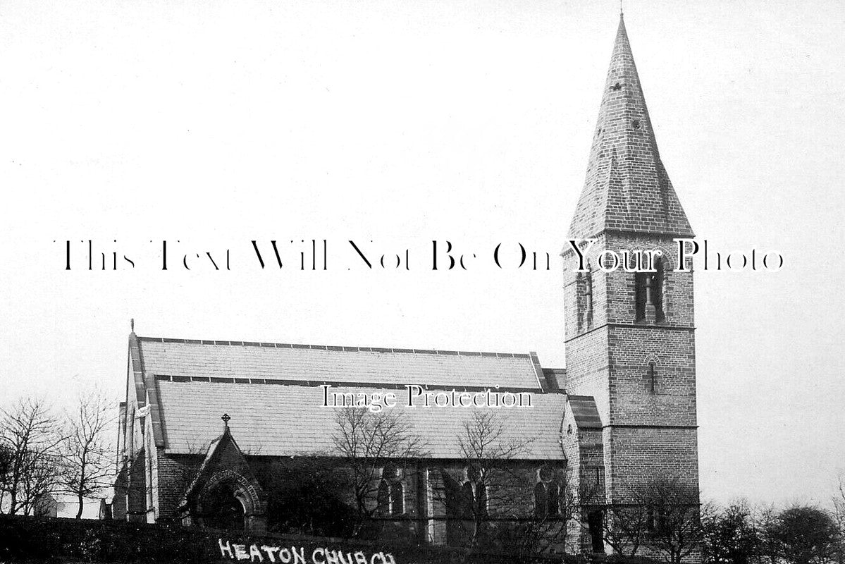 YO 14159 - Heaton Church, Yorkshire c1905