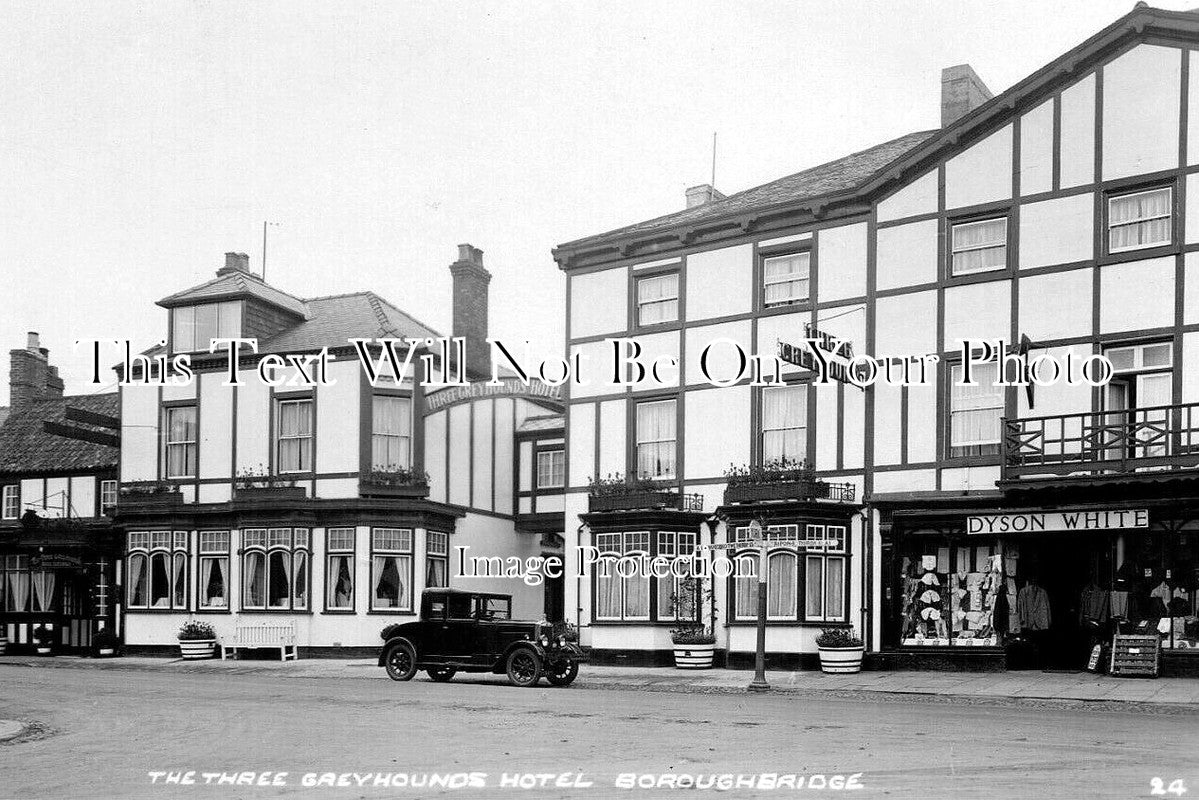 YO 14204 - The Three Greyhounds Hotel, Boroughbridge, Yorkshire