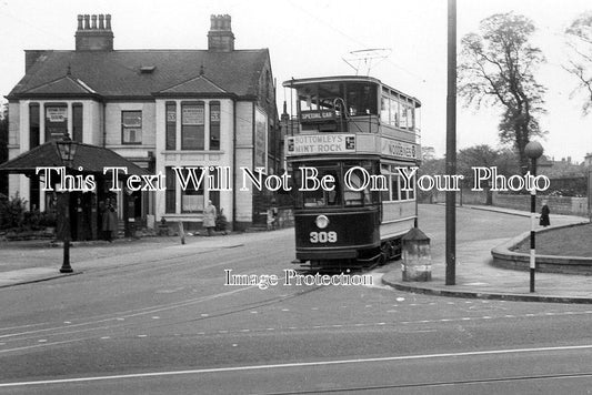 YO 14208 - Tram Car On Stainbeck Lane, Leeds, Yorkshire