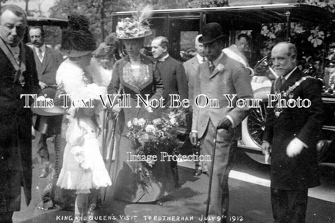 YO 14209 - Royal Visit To Rotherham, Yorkshire 1912