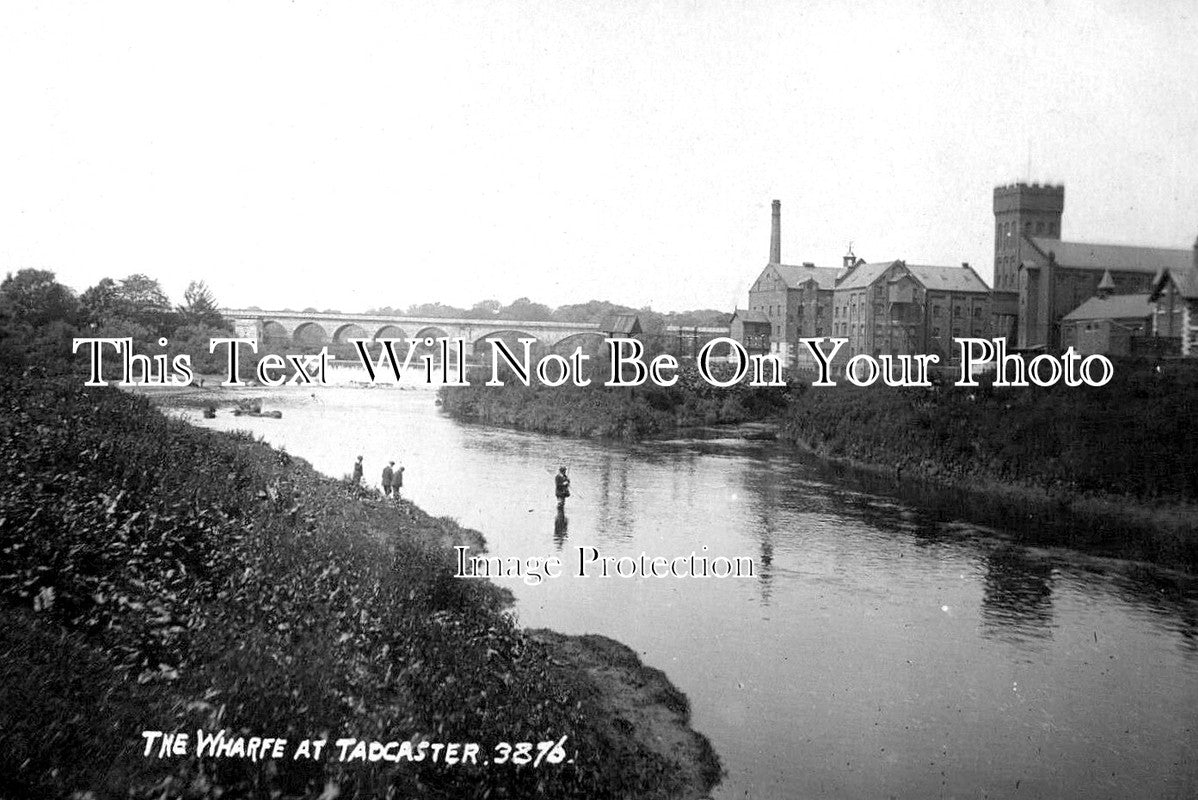 YO 14216 - The Wharfe At Tadcaster, Yorkshire