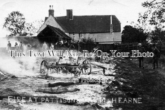 BF 102 - Fire At Pattisons Farm, Hearne, Bedfordshire 1906