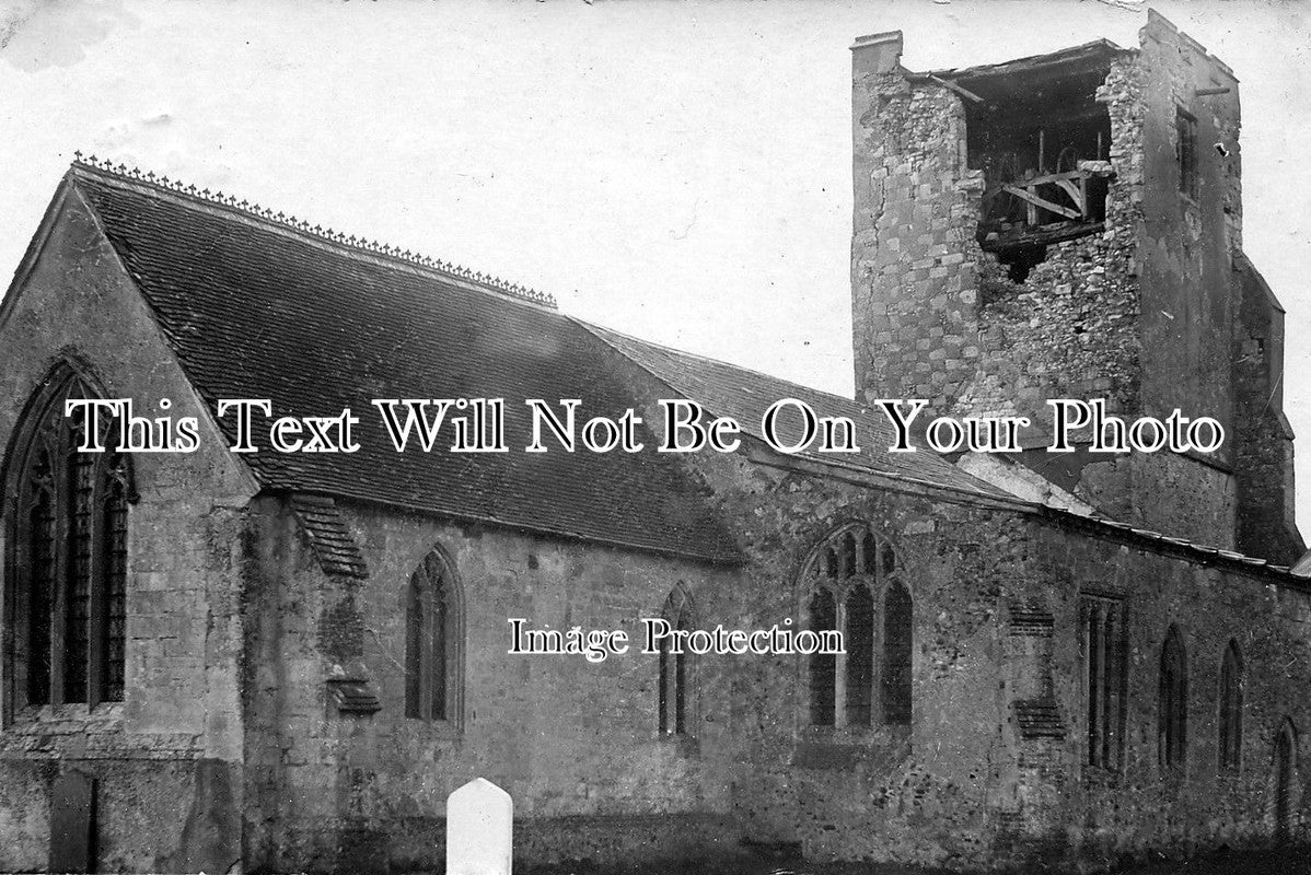 BF 103 - Ruined Steeple, Chalgrave Church, Toddington, Bedfordshire c1905