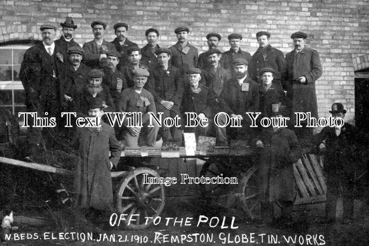 BF 1134 - Kempston Globe Tin Works, Bedfordshire 1910