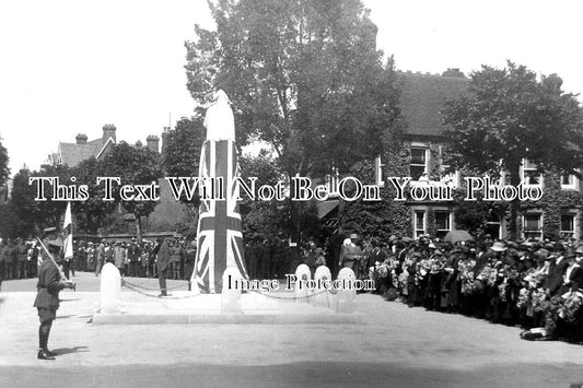 BF 1152 - Unveiling WW1 War Memorial, Bedfordshire