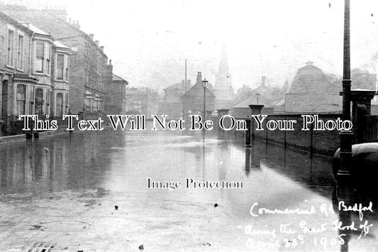 BF 1164 - Commercial Road Flood, Bedford, Bedfordshire 1908