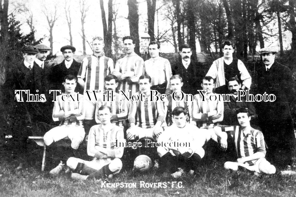 BF 1187 - Kempston Rovers Football Club Team, Bedford, Bedfordshire 1911