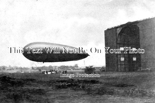 BF 1188 - RAF Cardington Airship Leaving Hangar, Bedfordshire c1917