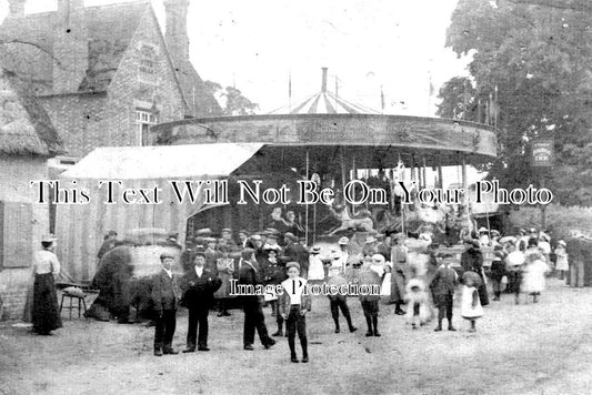 BF 1210 - Riseley Village Funfair, Bedfordshire c1904