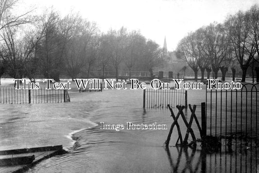 BF 1214 - Bedford Embankment In Flood, Bedfordshire c1908