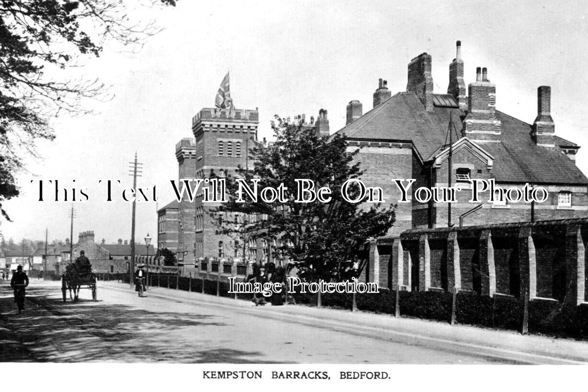 BF 1227 - Kempston Barracks, Bedford, Bedfordshire c1917