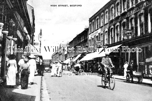 BF 1229 - High Street, Bedford, Bedfordshire c1917