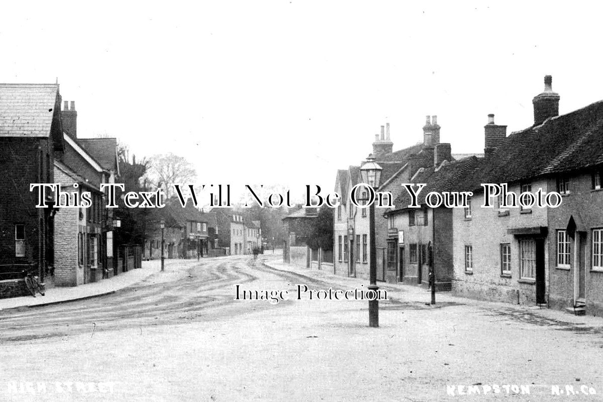 BF 1256 - High Street, Kempston, Bedford, Bedfordshire c1908