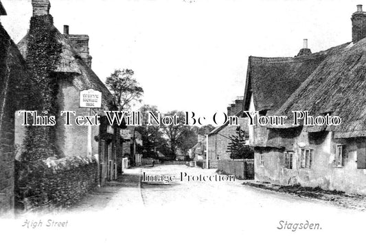 BF 1268 - White Horse Pub, High Street, Stagsden, Bedfordshire c1904