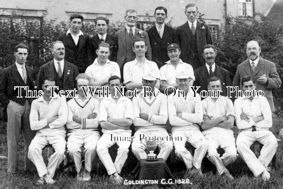 BF 1270 - Goldington Cricket Club Team, Bedford, Bedfordshire 1928