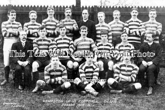 BF 1284 - Kempston Rugby Union Football Club, Bedford, Bedfordshire 1904