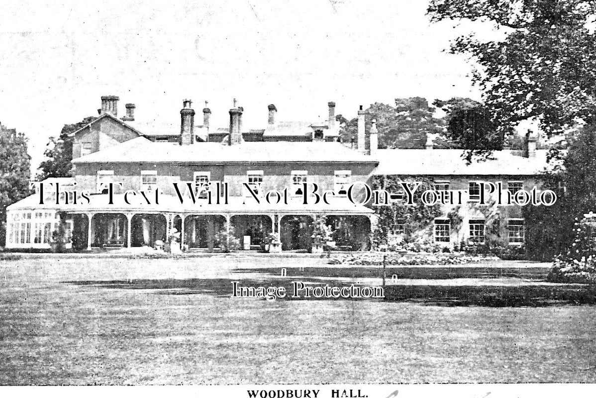 BF 1319 - Woodbury Hall Near Everton, Sandy, Bedfordshire c1905