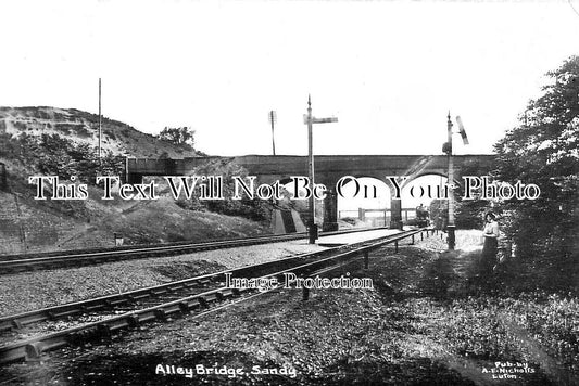 BF 1340 - Alley Railway Bridge, Sandy, Bedfordshire c1914