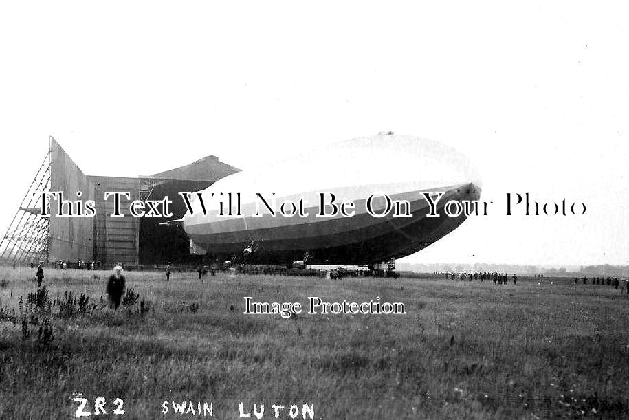 Zeppelin R 38 BF 1380 - Airship R38 Leaving Shed, Bedfordshire – JB Archive