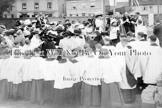 BF 1384 - New School Stone Laying, Biggleswade, Bedfordshire