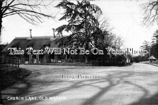 BF 14 - Church Lane, Old Warden, Bedfordshire c1925