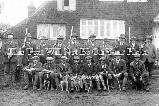 BF 1404 - Shooting party At Lidlington, Bedfordshire