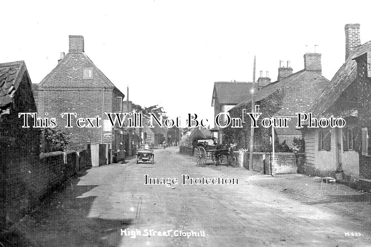BF 1429 - High Street, Clophill, Bedfordshire c1918