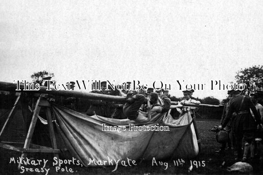 BF 16 - Markyate Military Camp, Bedfordshire Sports - Greasy Pole 1915