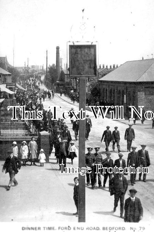 BF 1607 - Dinner Time, Ford End Road, Bedford, Bedfordshire