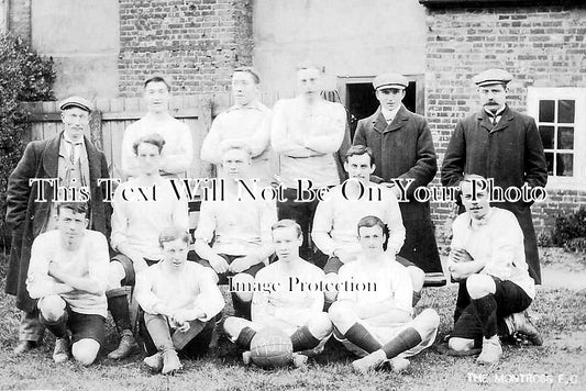 BF 1656 - The Montrose Football Club Team, Bedford, Bedfordshire 1907-08