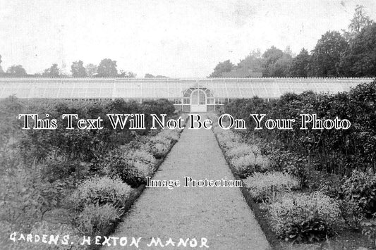 BF 1661 - Gardens At Hexton Manor, Bedfordshire c1911