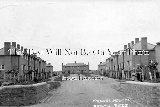 BF 167 - Council Houses, Broom, Bedfordshire