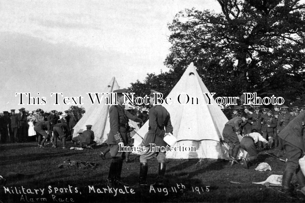 BF 17 - Markyate Military Camp, Bedfordshire Sports - Alarm Race 1915
