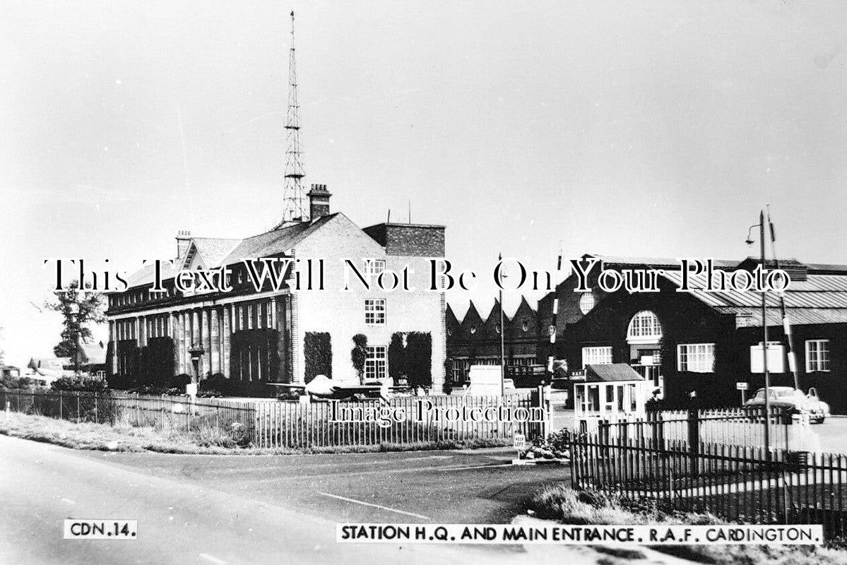 BF 1709 - Station HQ & Main Entrance, RAF Cardington, Bedfordshire