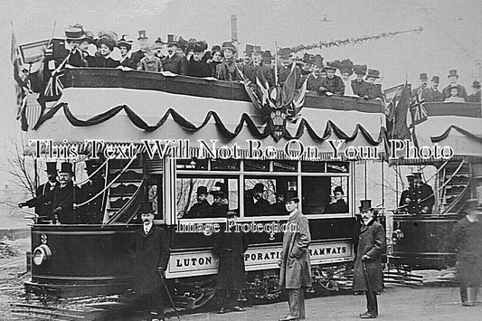 BF 1728 - Luton Corporation Tram Cars, Bedfordshire