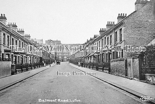 BF 1760 - Belmont Road, Luton, Bedfordshire c1910
