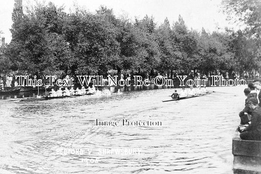 BF 1761 - Bedford V Shrewsbury Boat Race, Bedfordshire 1905