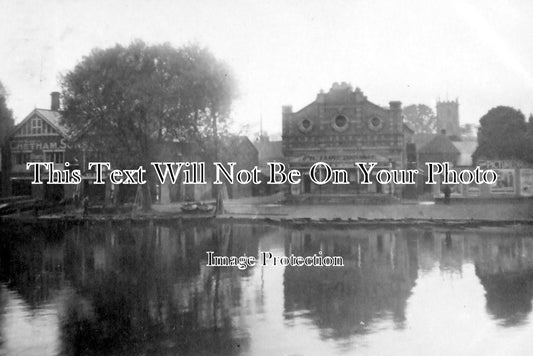 BF 179 - Cinema & River, Bedford, Bedfordshire c1917