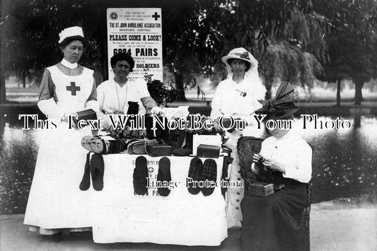 BF 190 - St John Ambulance Association Stall, Bedford, Bedfordshire