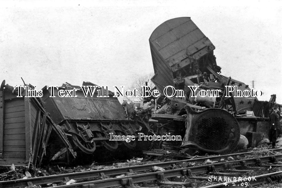 BF 204 - Sharnbrook Railway Crash Disaster, Bedfordshire 1909