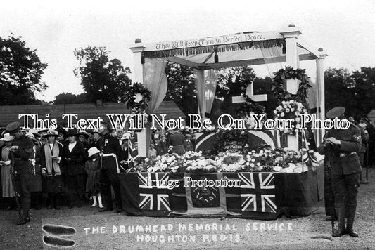 BF 22 - The Drumhead Memorial Service, Houghton Regis, Bedfordshire