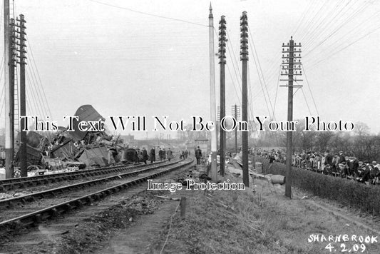 BF 258 - Sharnbrook Railway Disaster, Bedfordshire c1909