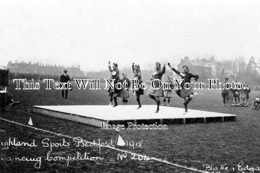 BF 268 - Highland Sports Dancing Competition, Bedford, Bedfordshire 1915
