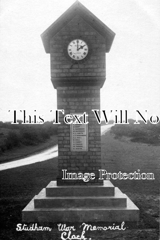 BF 280 - Studham War Memorial Clock, Bedfordshire