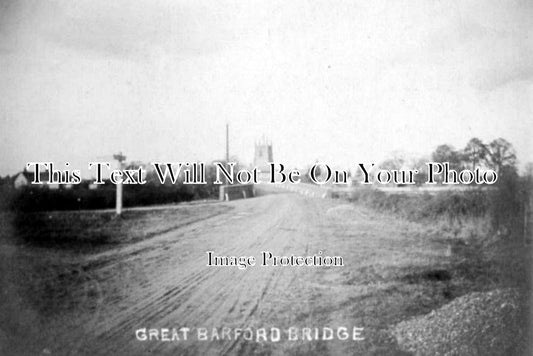 BF 321 - Great Barford Bridge, Bedfordshire c1913